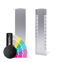 TL-3011 Eindkap links alleen voor laag Afdekkap alum. RAL mat