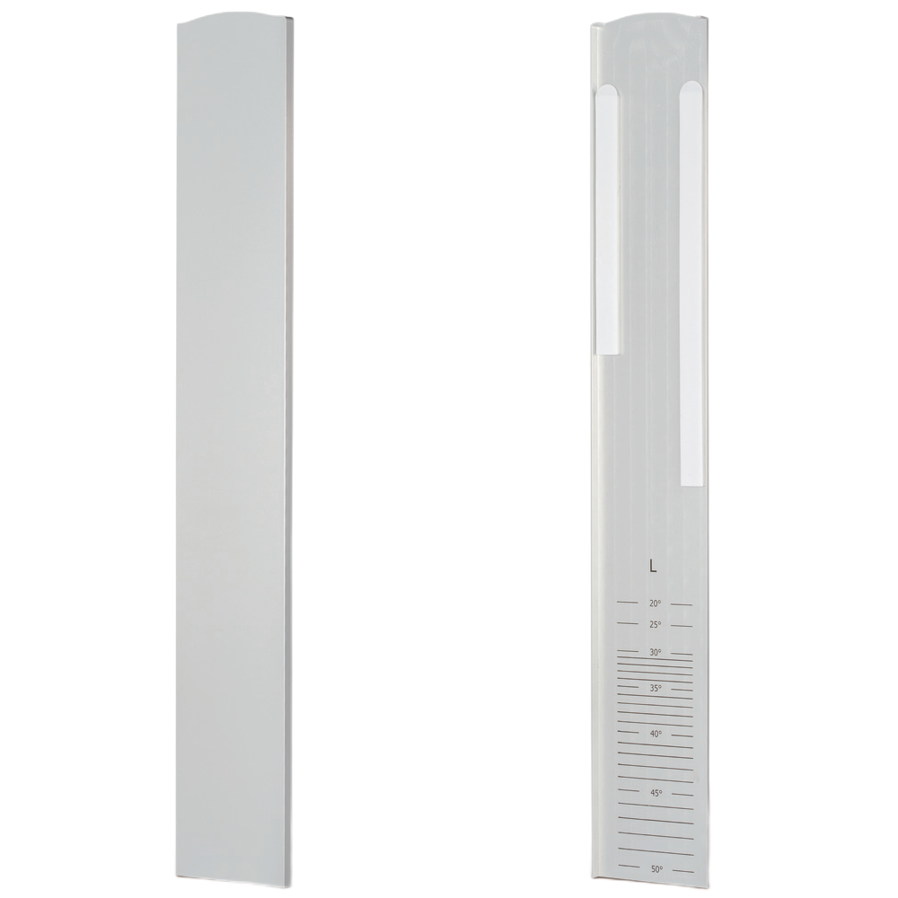 TL-3011 Bouchon gauche seulement pour bas Habillage pour les escaliers aluminium brut