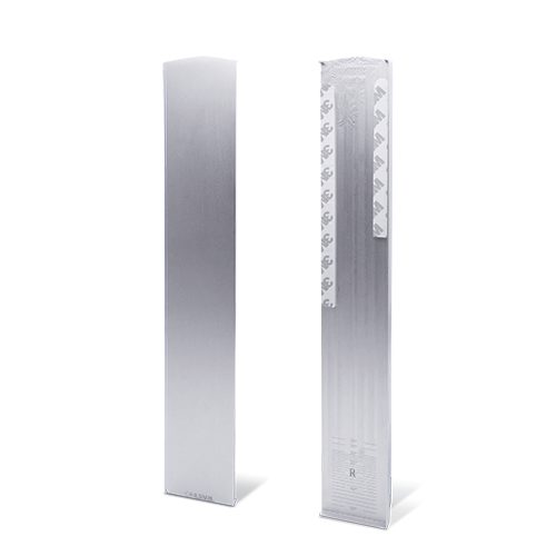 TL-3011 Endcap right half height covercap for stairway aluminum natural anodized