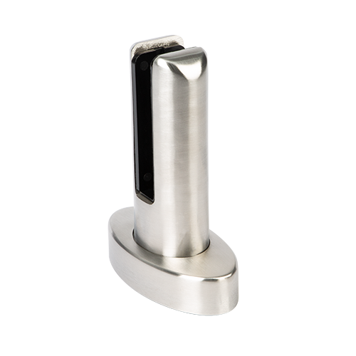Glas bodemklem H=147mm glas 12-21.52mm, rvs 2205 geborsteld
