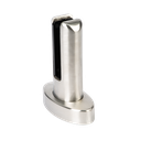 Glas bodemklem H=147mm glas 12-21.52mm, rvs 2205 geborsteld