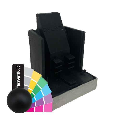 SKYFORCE-Side eindkap bovenzijde plastic, afdekkap aluminium RAL mat