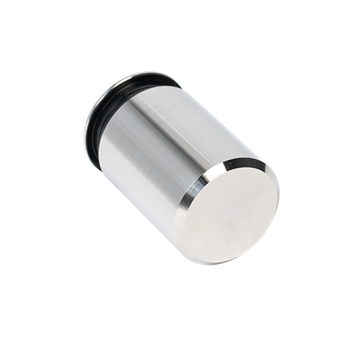 SunView door handle Ø35mm 1-sided 2-lanes glass 8-12mm (excl. glass rubber), AISI 304 satined