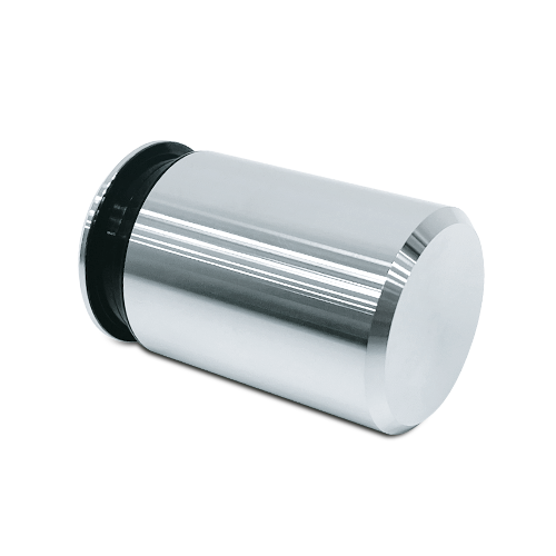 SunView door handle Ø35mm 1-sided service glass 8-12mm (incl. glass rubber), AISI 304 satined