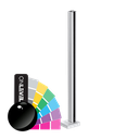 GUARDIAN OF THE UNIVERSE eindstaander top handleuning 58x58mm H=1100mm glas 10.76mm, alum. RAL glanzend