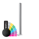 GUARDIAN OF THE UNIVERSE eindstaander top handleuning 58x58mm H=1100mm glas 10.76mm, alum. RAL struct.
