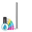 GUARDIAN OF THE UNIVERSE Endpfosten für Handlauf 58x58mm H=1100mm Glas 10.76mm, Aluminium RAL ARMOR