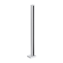 GUARDIAN OF THE UNIVERSE supp. centrale en haut fermé 58x58mm H=1100mm verre 10.76mm, aluminium anodisé