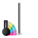 GUARDIAN OF THE UNIVERSE d'angle poster en haut ouvert 58x58mm H=1100mm verre 10.76mm, alum. RAL rugueux