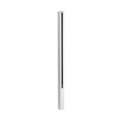 GUARDIAN OF THE UNIVERSE eindstaander zijkant gesloten 58x65mm H=1400mm glas 10.76mm, aluminium onbehandeld