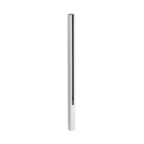 GUARDIAN OF THE UNIVERSE eindstaander zijkant handleuning 58x65mm H=1400mm glas 10.76mm, aluminium onbehandeld