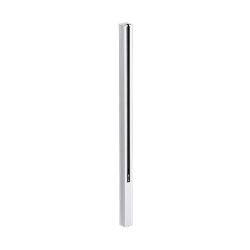 GUARDIAN OF THE UNIVERSE midpost side open 58x65mm H=1400mm glass 10.76mm, alum. natural anodized
