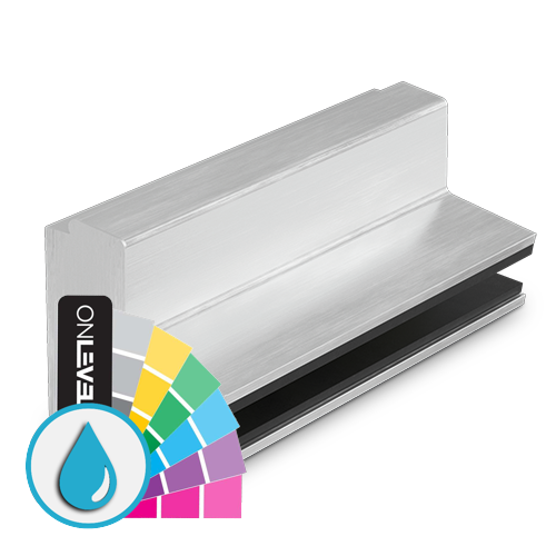 AIRFORCE L=1600mm for glass 17.52/21.52mm, aluminum ARMOR RAL