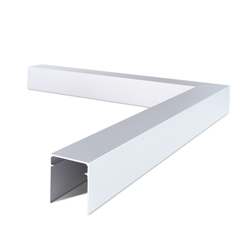 LAZORTRACK Außenecke 90° 42x48mm, Aluminium unbehandelt