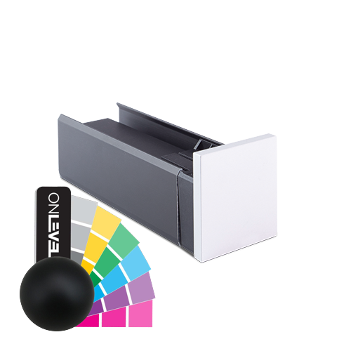 LAZORTRACK endcap right 42x48mm, aluminum RAL matt