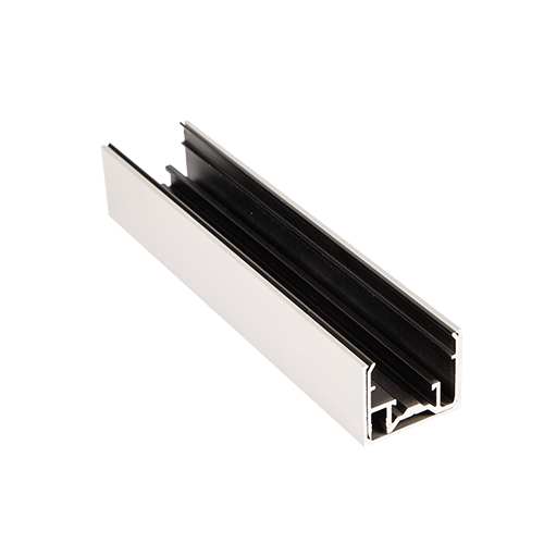 LAZORTRACK muur handreling set 42x34mm L=2.5mtr, alum. nat. geanodiseerd
