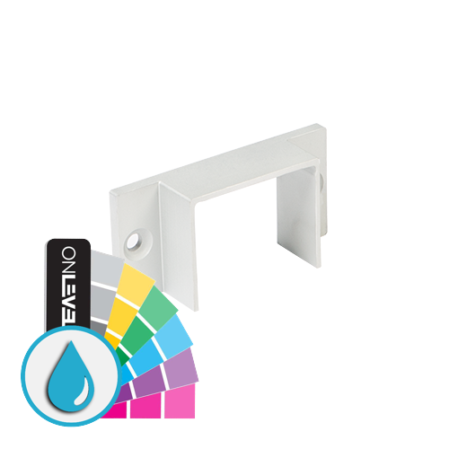 LAZORTRACK muur handreling 42x34mm muursteun, aluminium ARMOR RAL