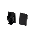 STARTRACK endcap, glass thickness 8mm plastic black (discontinued product until 30/06/2026 or while stocks last)