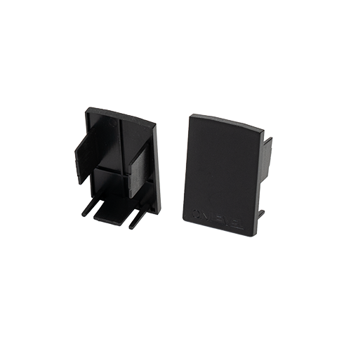 STARTRACK Endkappe, Glasstärke 10mm Kunststoff schwarz (Auslaufprodukt bis 30.06.2026 oder solange der Vorrat reicht)