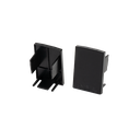 STARTRACK Endkappe, Glasstärke 10mm Kunststoff schwarz (Auslaufprodukt bis 30.06.2026 oder solange der Vorrat reicht)