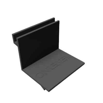 KAZIWALL verre protection 2-pièces Profil, noir plastique