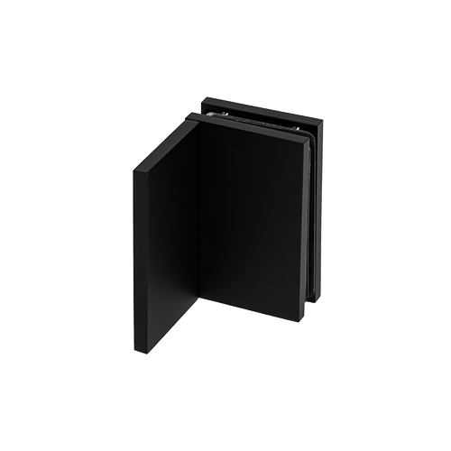 EXCITE Verbinder Glas-Wand 90°, Glas 8/10mm, Messing Stealth Black