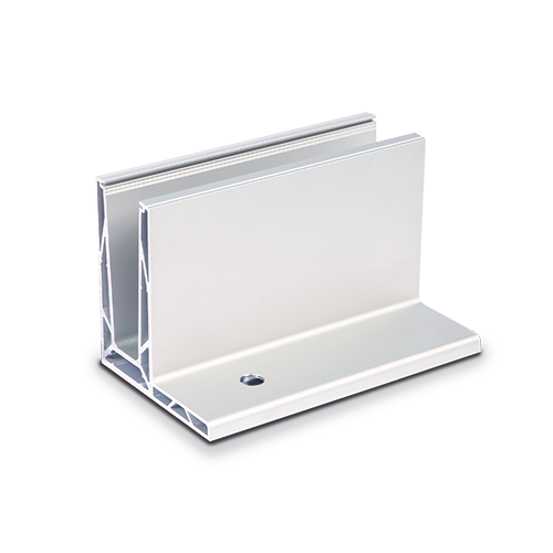 TL-3080 Profilé pour verre  L=5000mm aluminium brut