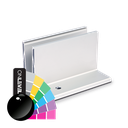 TL-3080 Glasprofil L=5000mm Aluminium RAL glänzend