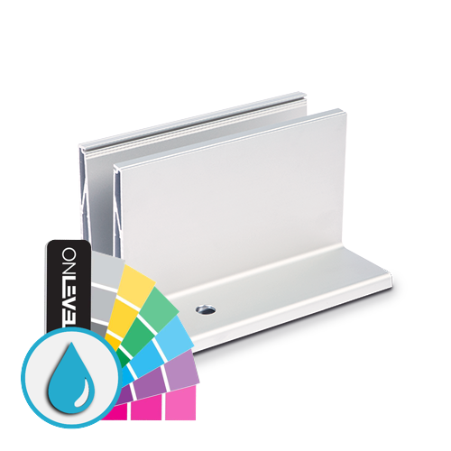 TL-3080 Glass profile L=5000mm aluminum ARMOR RAL