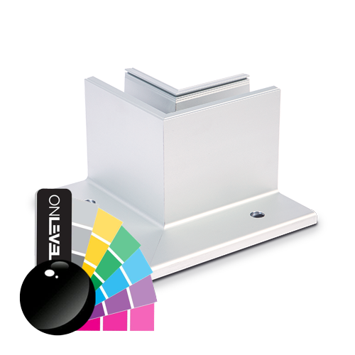 TL-3080 Innenecke 90° Aluminium RAL glänzend