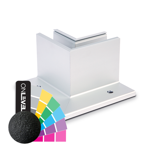 TL-3080 Binnenhoek 90° aluminium RAL (struct.)