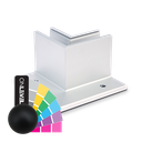 TL-3080 Binnenhoek 90° aluminium RAL mat