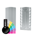 TL-3080 Endkappe links Aluminium RAL glänzend