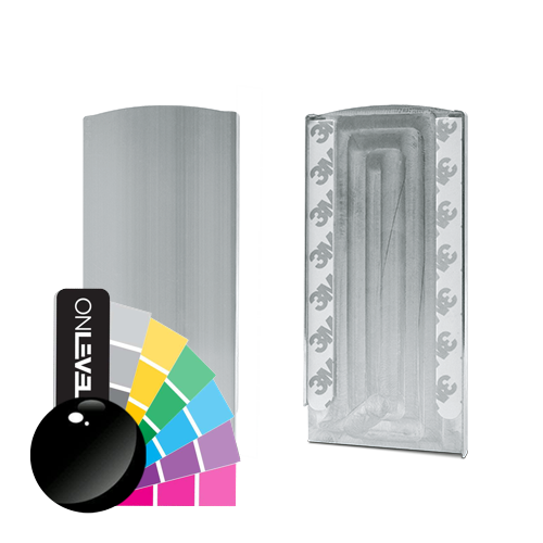 TL-3080 Embout droit alum. RAL brillant