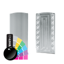 TL-3080 Embout droit alum. RAL brillant