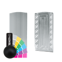 TL-3080 Eindkap rechts aluminium RAL (struct.)