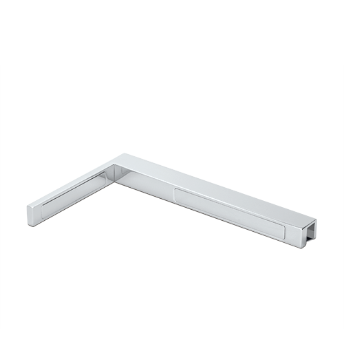 Reinforcement corner glass-wall 90° right