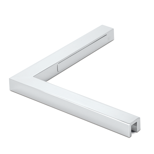 Stabilisation d'angle verre-verre 90°