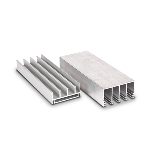 SUNVIEW Demo vloer/plafond profiel 4-baans L=200mm, aluminium natuur geanodiseerd
