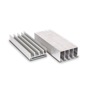 SUNVIEW Demo vloer/plafond profiel 4-baans L=200mm, aluminium natuur geanodiseerd