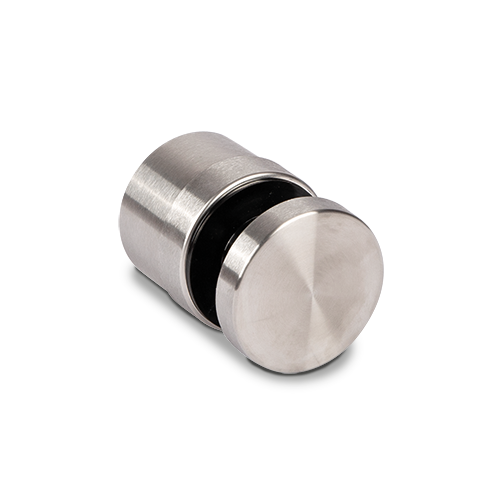 Glas adapter Ø50mm verstelbaar t=25-35mm glasdikte 16.76-21.52mm, rvs 316 geborsteld (GLAS IS IN GEMONTEERDE TOESTAND INSTELBAAR)