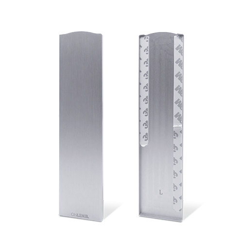 TL-3011 Bouchon gauche pleine hauteur couvert. aluminium anodisé