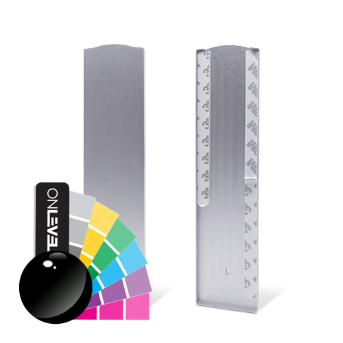 TL-3011 Bouchon gauche pleine hauteur couvert. aluminium RAL brillant