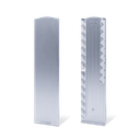 TL-3011 Eindkap rechts volledige hoogte afdekkap aluminium onbehandeld