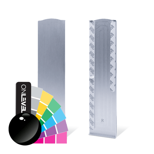 TL-3011 Bouchon droite pleine hauteur couvert. aluminium RAL brillant