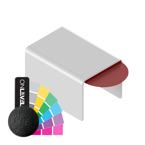 Connection cover U-profile 26x20x2mm, aluminum RAL matt