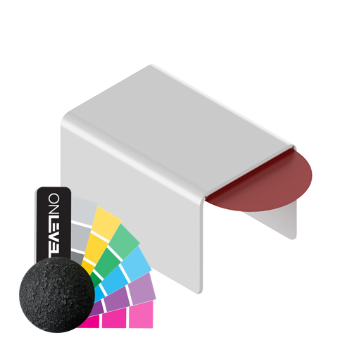Verbinder für U-Profil 26x20x2mm, Alum. RAL matt