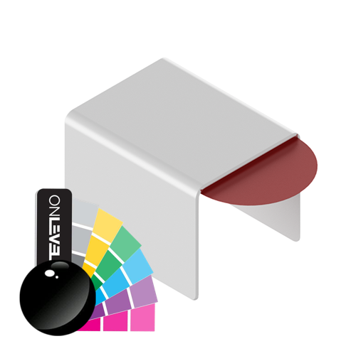 Connection cover U-profile 30x25x2mm, aluminum RAL shiny