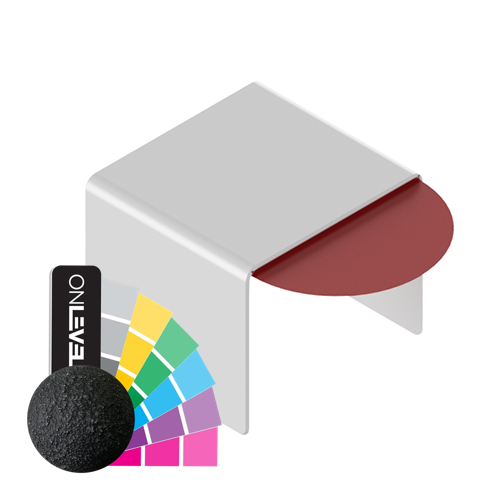 Couvercle de connexion U 42x30x3mm, alum. RAL mat