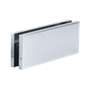 SWINGER self-closing pivot hinge set glass 8-13mm max. door weight 100kg for indoor use, AISI 304 satined